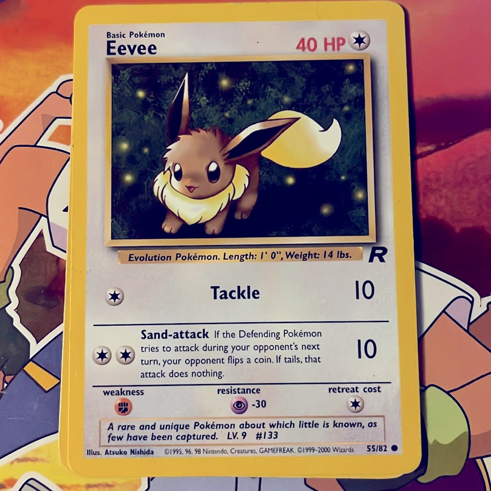 Eevee Pokémon Card